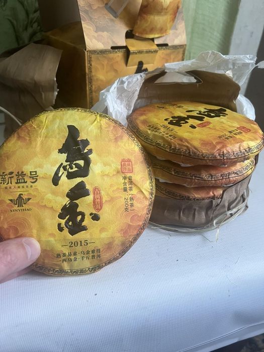 Шу пуер ,відома фабрика Сінь Ї Хао! Преміальний,якісний шу пуер