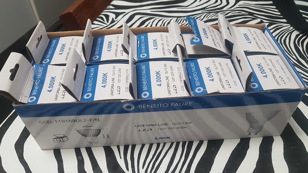 10 lâmpadas Osram Halopar 16 35w