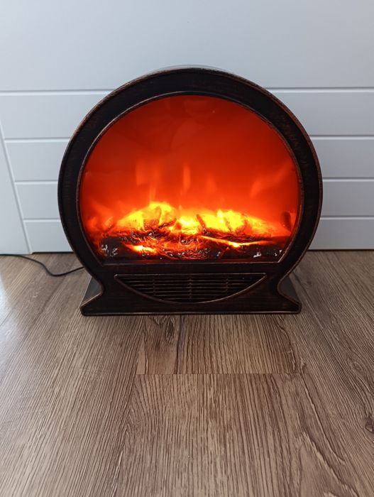 Kominek elektryczny latarenka LED obraz ozdoba świąteczna LED