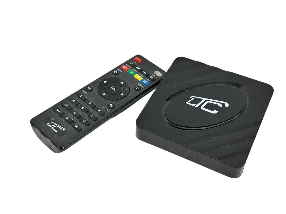 Smart TV box LTC Android 11 4k uhd bluetooth LXBOX51 pilot zasilacz
