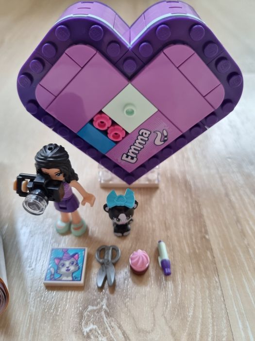 *Kompletne*serduszko Lego Friends Emma z Instrukcja