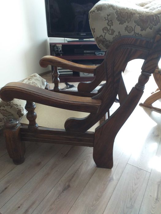 Fotele Holenderskie dębowe