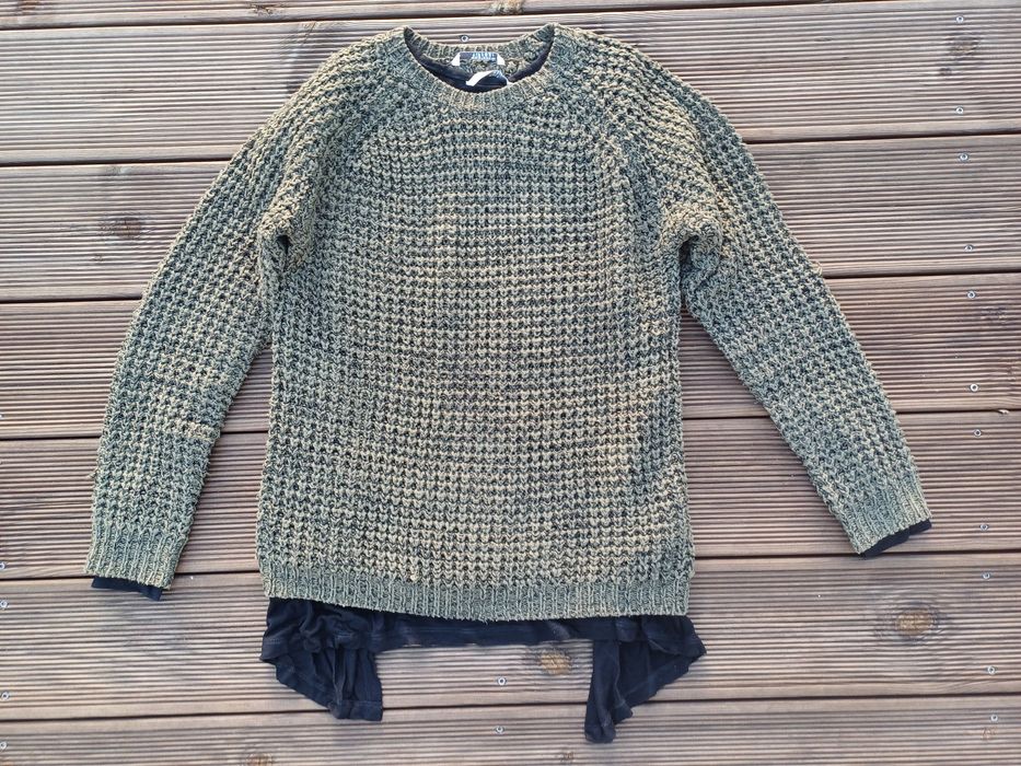 Camisola de malha + camisola de algodão