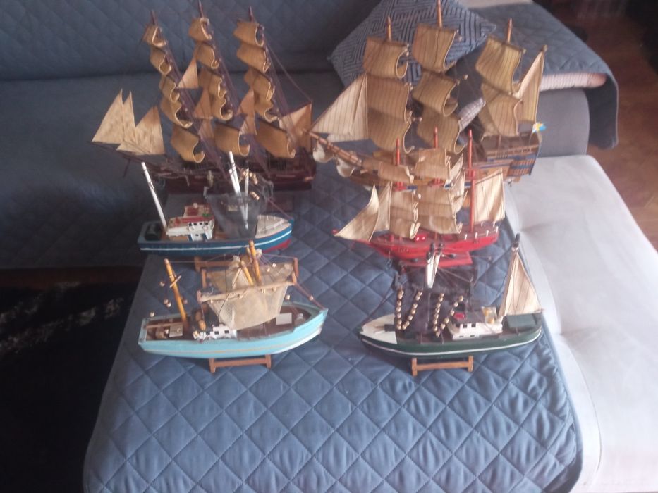 Barcos de pesca decoração