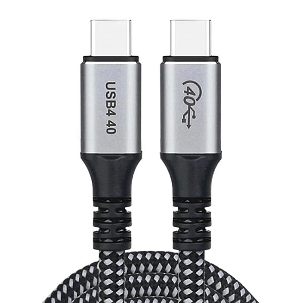 Kabel USB-C - USB-C Choetech XCC-1040, 240W 8K 60Hz 1,2m - czarny