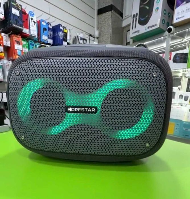 Портативная колонка Hopestar Party Box 120W с аккумулятором 22000mAh