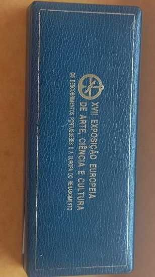 PROOF  XVII EXPOSição   1.000, 750  e 500 Escudos Prata Proof