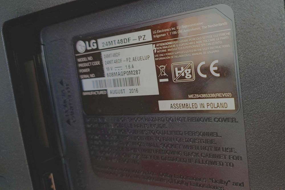 Televisão LG 24 polegadas