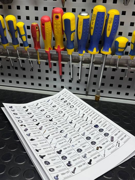 Маркування для будівельного кріплення (наклейки)