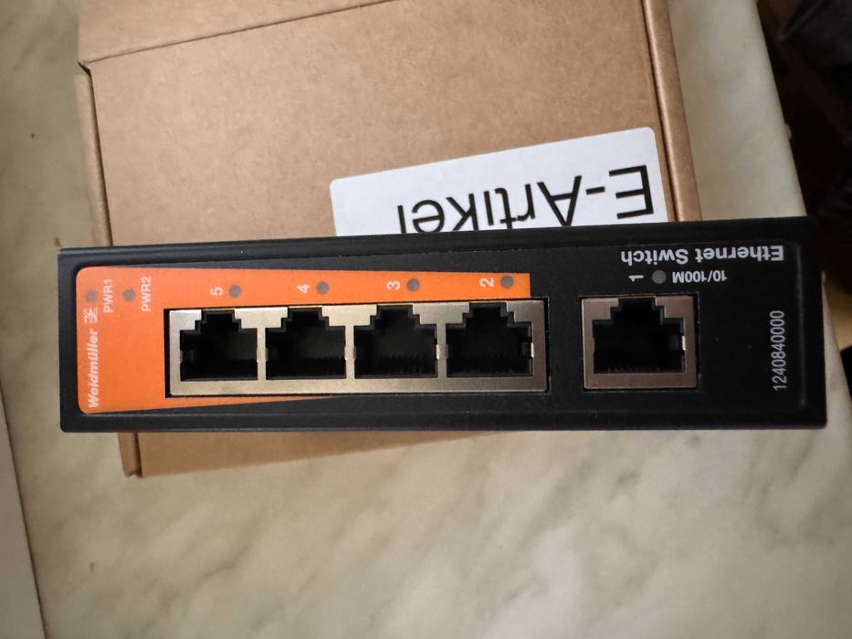 Weidmüller Switch sieciowy, unmanaged Fast Ethernet Liczba portów: 5x