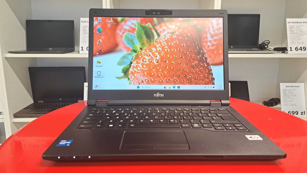 Laptop Fujitsu Lifebook E5411 14" i5-11GEN 16GB RAM 256GB SSD FullHD IPS SIM LTE Win11 Faktura Gwarancja