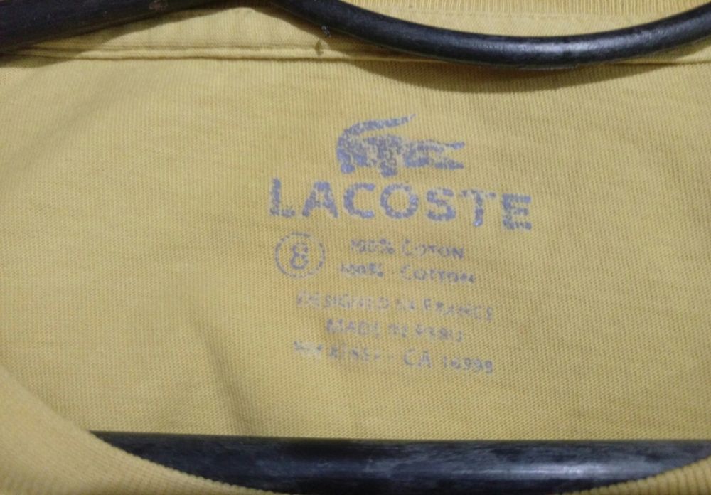 Оригінал Lacoste чоловіча бавовняна футболка