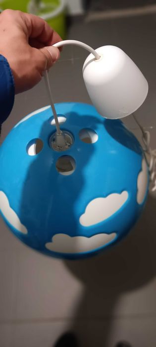 Candeeiro infantil IKEA nuvens - baixa de preço