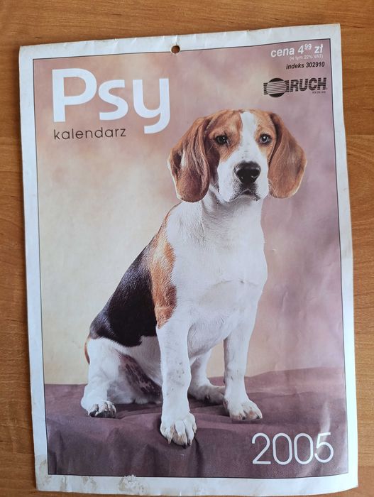 Kalendarz na ścianę z 2006 roku