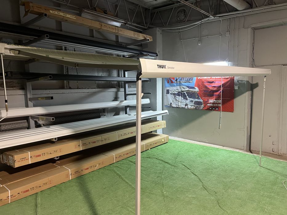 Markiza/roleta  boczna Thule Omnistor 5200 - 3,5m x 2,5m - biała