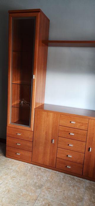 Móveis de sala cerejeira clara