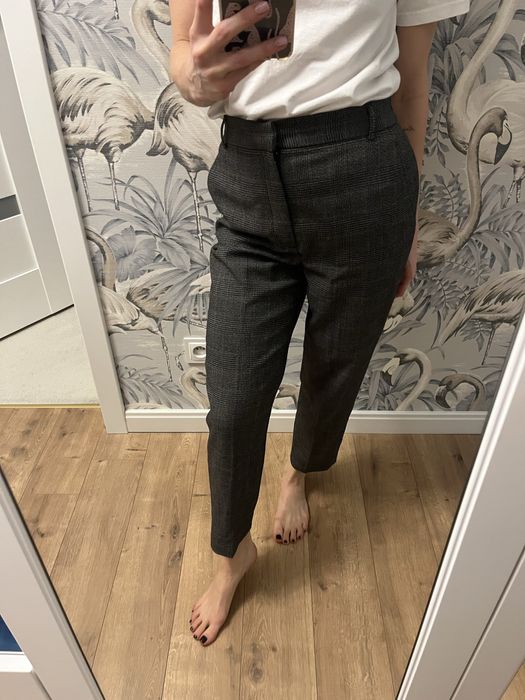 Spodnie eleganckie kant krata