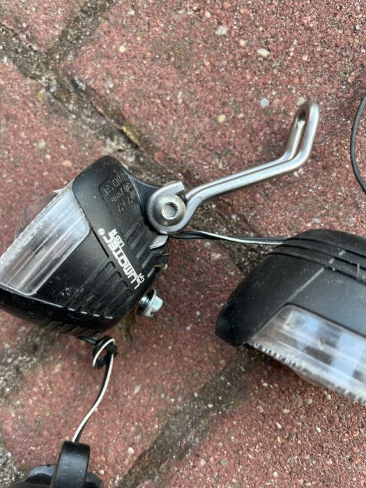 3 lampki rowerowe LED
