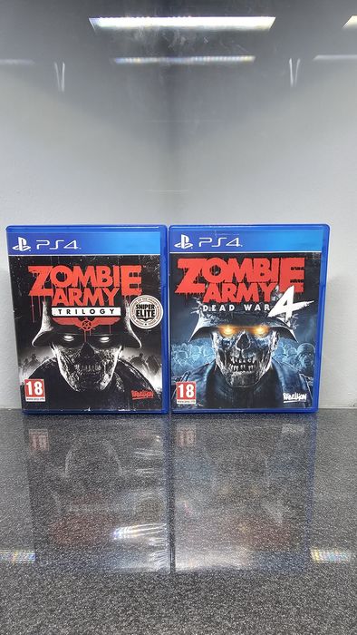 4X Zombie Army Trilogy 4 Dead War 1 2 3 4 Trilogia + 4 PS4 PlayStation 4