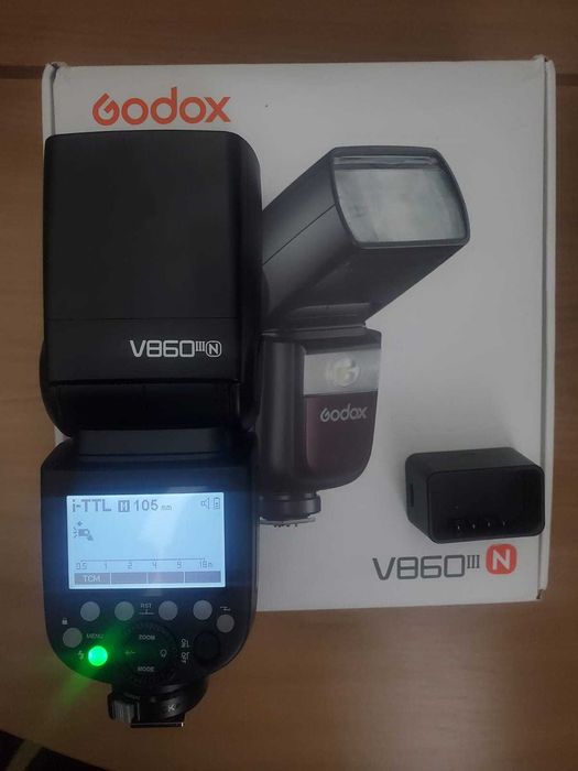 Godox V860III-N TTL HSS 2.4G Професійний  спалах для Nikon, НОВИЙ!!!