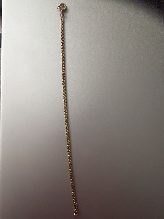 Puseira de ouro para criança-19k- cumprim: 16cm
