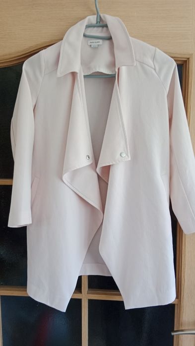 Narzutka, marynarka, pudrowy róż, jak nowa + gratis bluzeczka