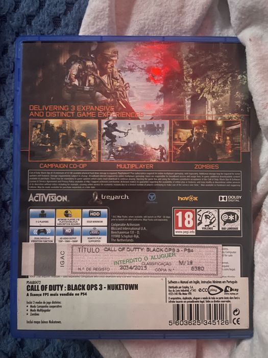 Jogo PS4 Call of Duty