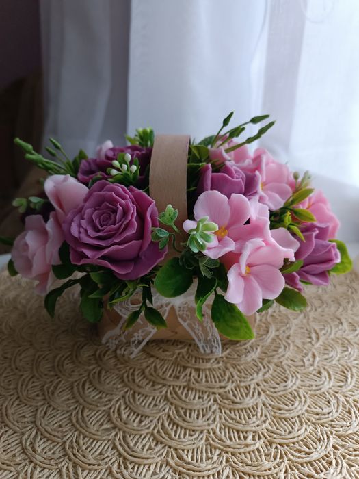 Квіти з мила. Ароматне мило ручної роботи.