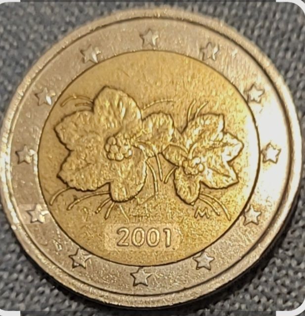 Moeda 2€, Finlândia 2001