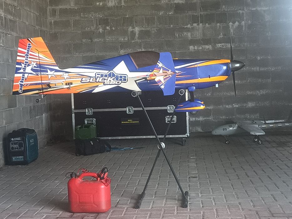 Пілотажний літак SLICK 580 (3DHS 79) бенз двигун DLE40 +пульт