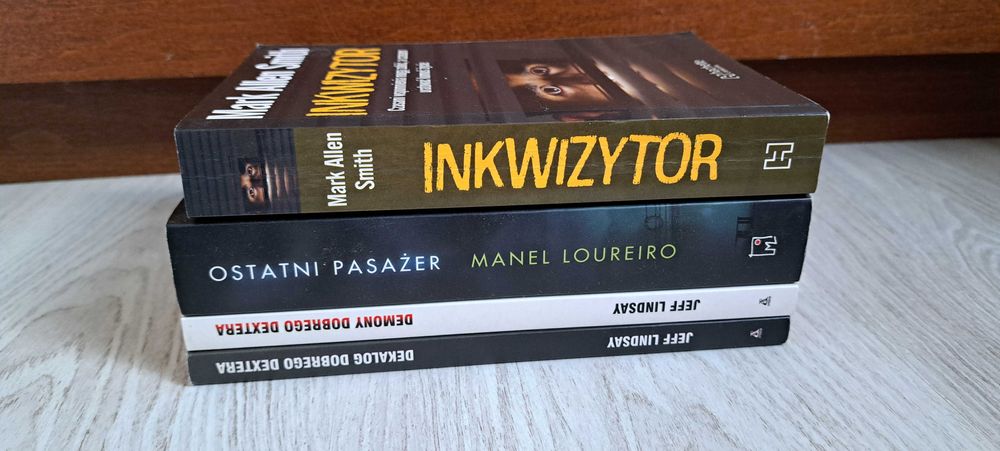 4x Jeff Lindsay Dekalog dobrego Dextera + Demony dobrego Dextera Smith