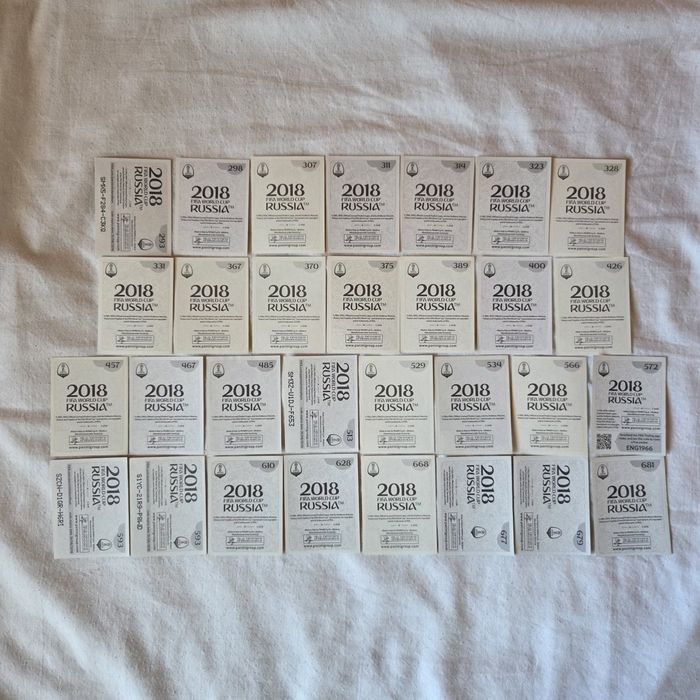 Mundial 2018 Rússia cromos