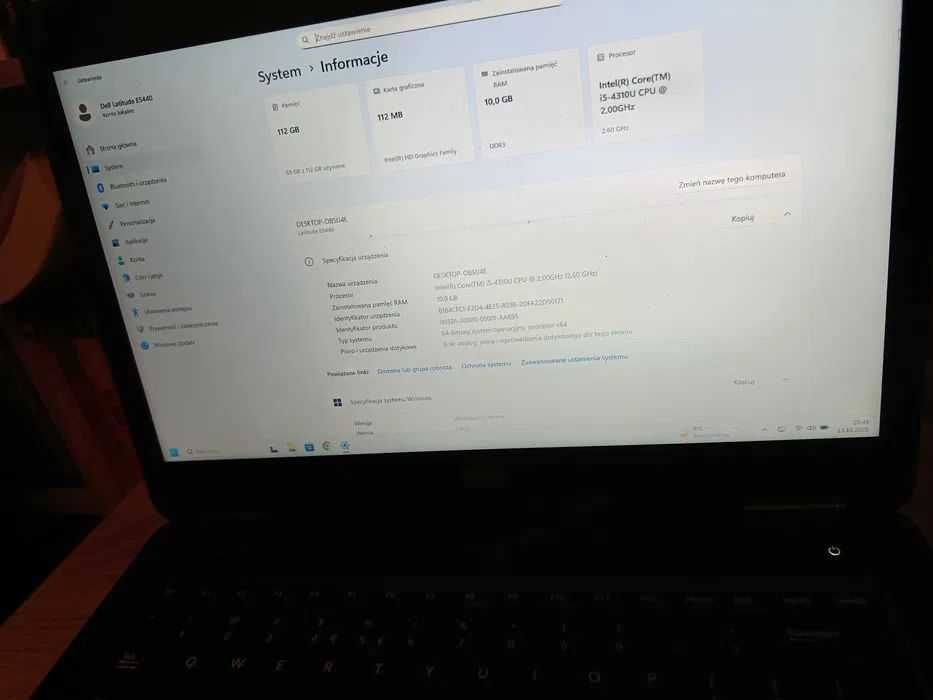 Dell Latitude 5440 z pakietem biurowym MS Office 2007 Small Business