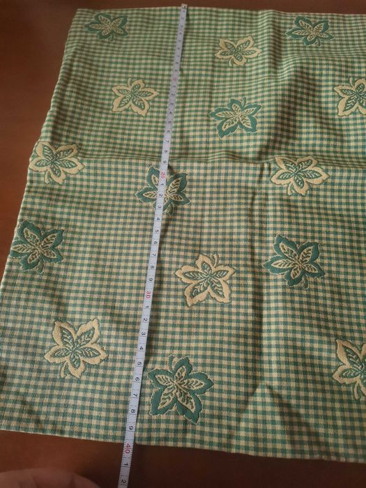 Fronha de almofada decorativa verde claro quadrada
