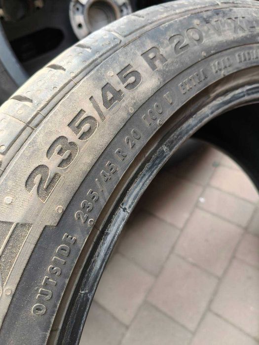 235/45 R20 Continental ContiSportContact, 2 шт, 2022 р., Чехія, 4 мм