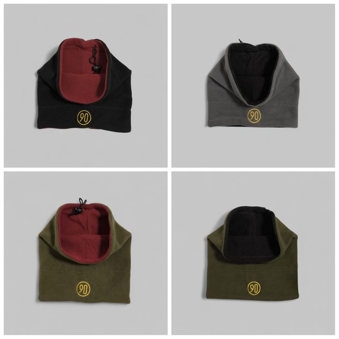 Флисовый шарф бафф фомут мужской горловик женский с затяжкой