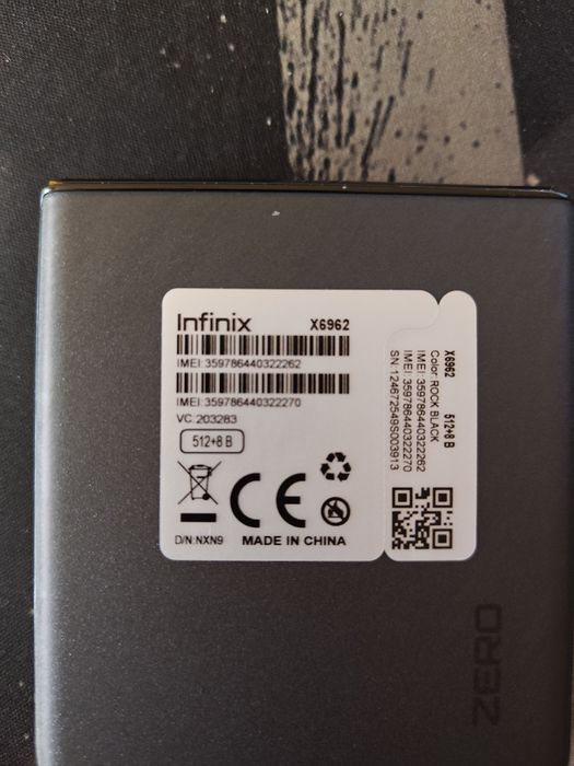 Infinix Zero Flip 8+512Gb Bleck