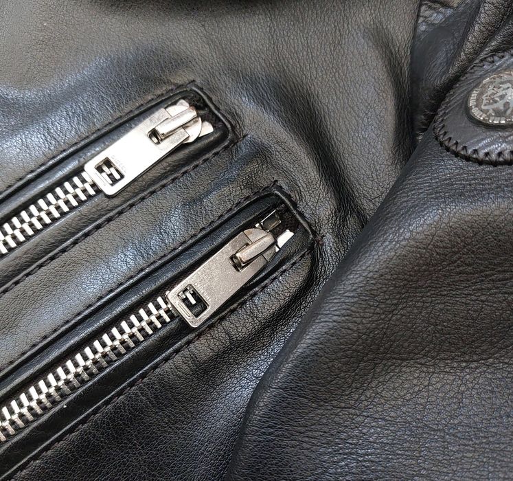 Diesel nowa kurtka skórzana gruba ciężka r. M
