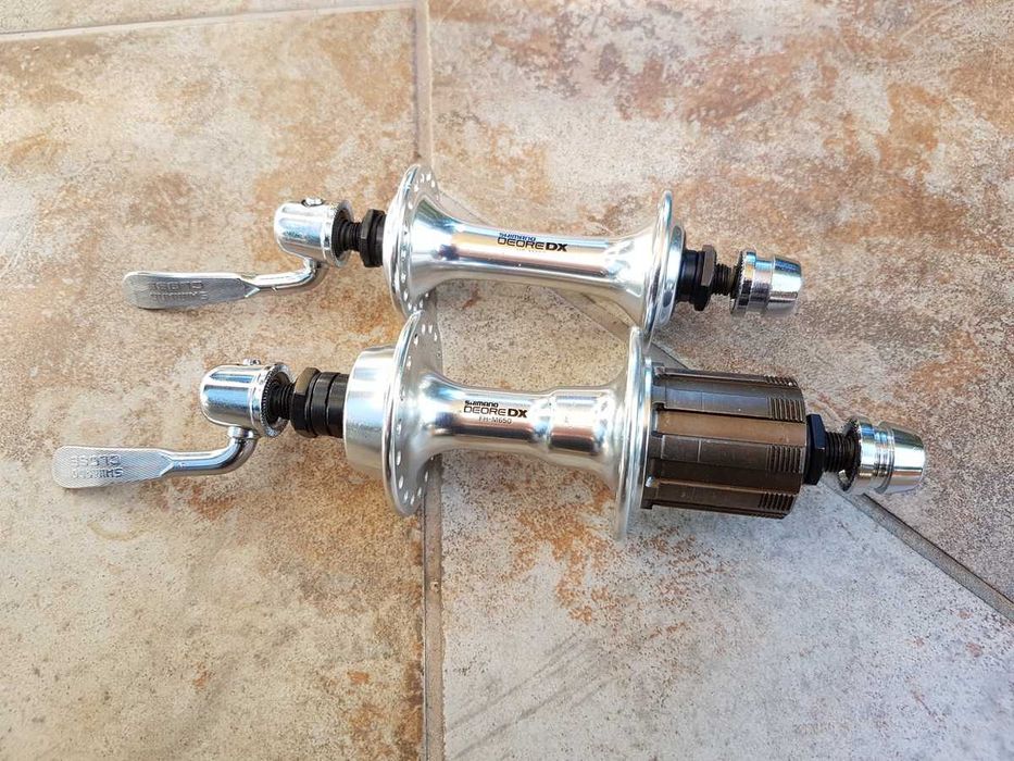 piasty Shimano DX, FH-M650, HB-M650, 36h, stan SUPER !!!
