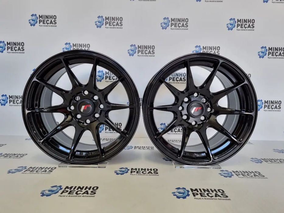 Jantes Japan Racing (JR11) em 15 Preto Brilho