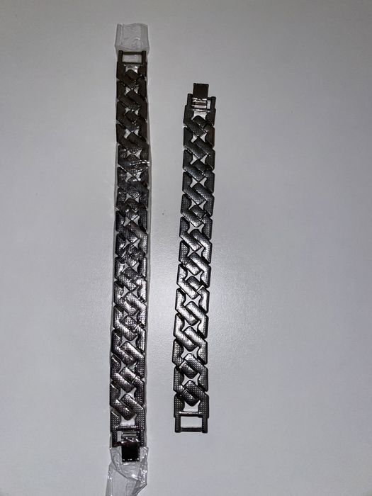 Pulseira de prata brilhante