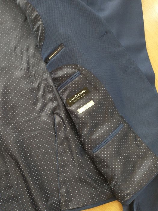 Garnitur ślubny weselny Lancerto wełna merino slim