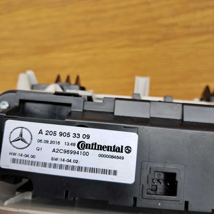 Panel klimatyzacji ogrzewania nadmuchu tył Mercedes Vito V-klasa W447