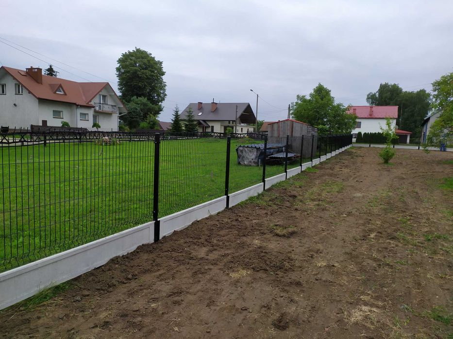 Kompletne Ogrodzenie Panelowe 123cm fi4mm