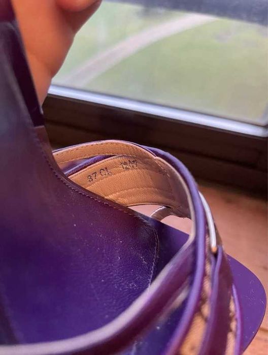 Sapatos roxos Dior 37