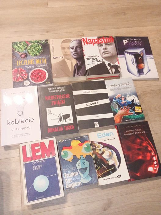 Książki różne: typografia, edytorstwo, beletrystyka