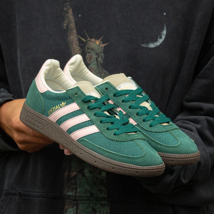 АНОНС! Adidas Spezial Green Rose 36 37 38 39 40 41 адідас спеціал зелені рожеві