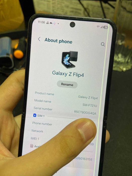 Samsung Galaxy Z Flip 4 128GB (US) — Під відновлення або запчастини