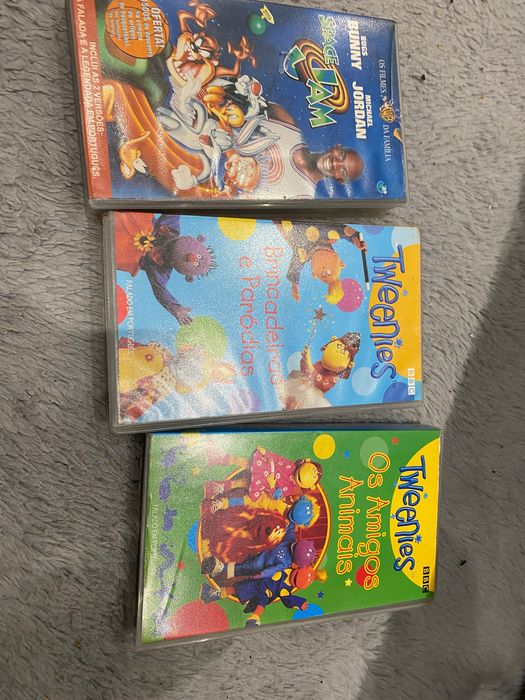 Cassetes VHS como novas