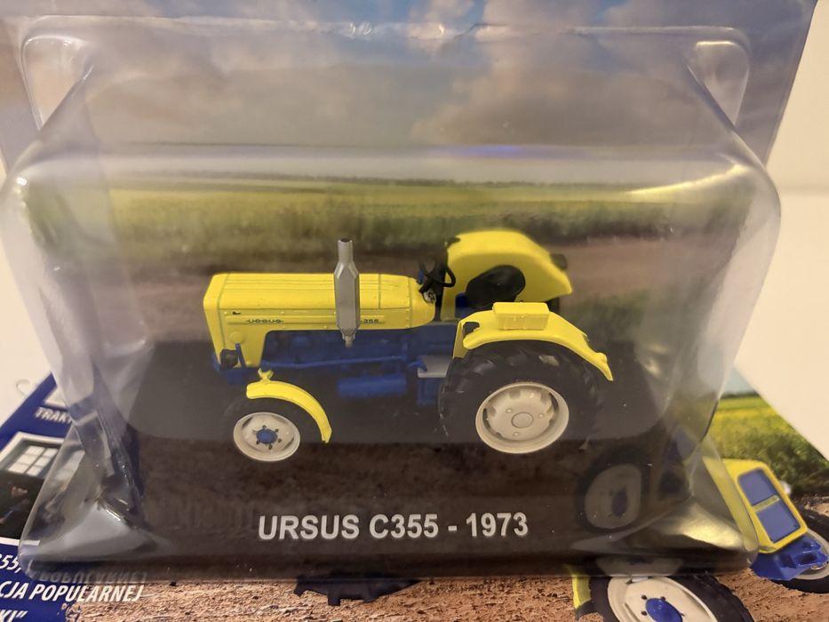 Kultowe traktory nr 33 Ursus C-355 C-360 skala 1:43 Premiera PRL grati